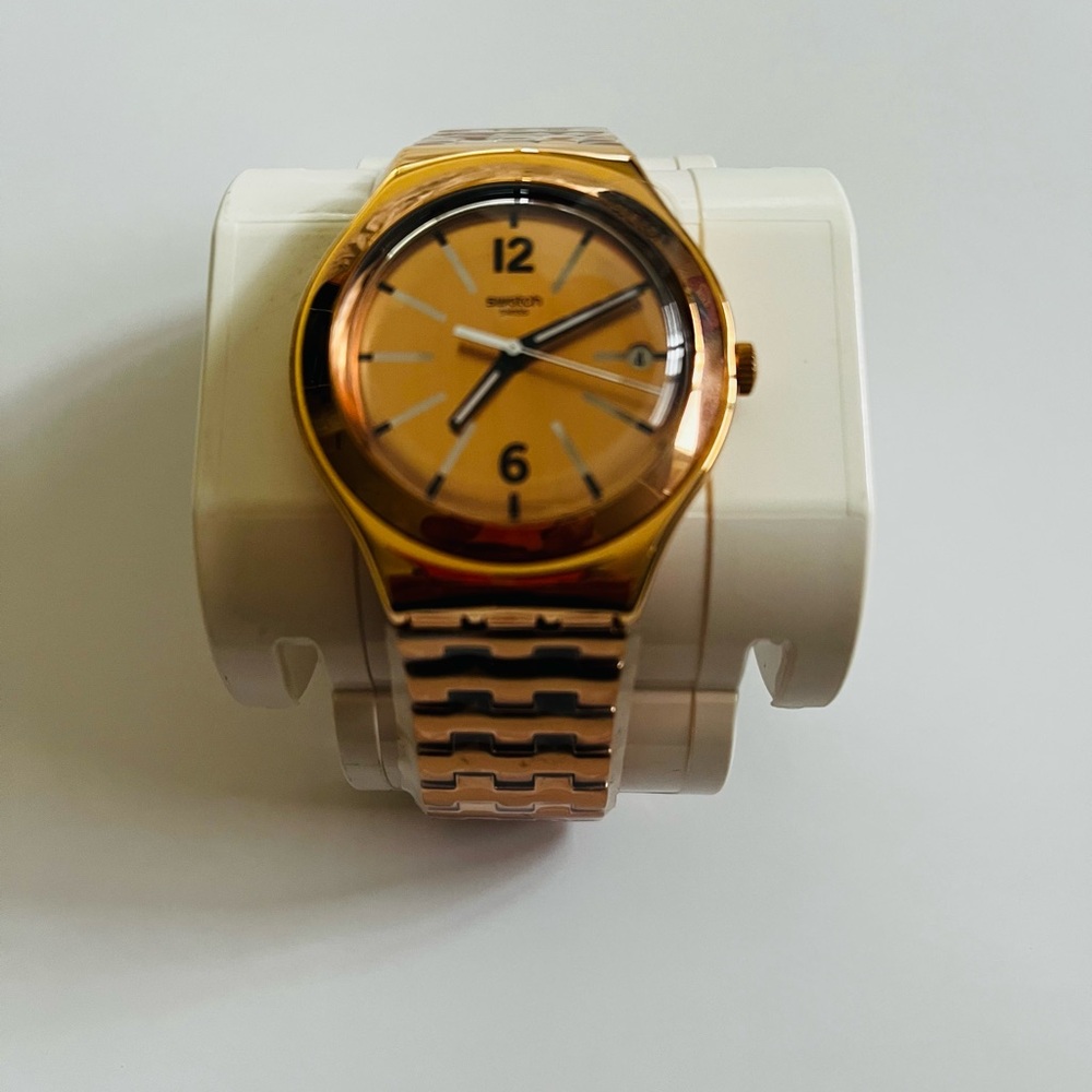 Swatch Rose Gold Watch